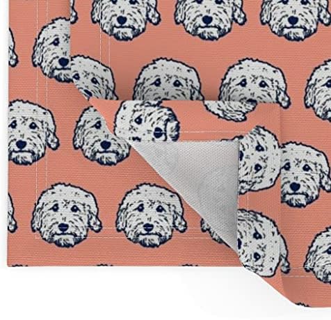 Platnene maramice od pamučne tkanine-papiri za bebe s printom pudlice Labradoodle iz menija
