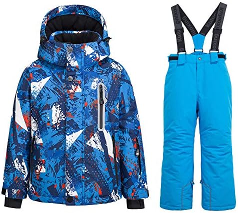 Hotian Boys skija jakne i hlače odgovara vjetroeporoto vodootporna djeca snijeg odijelo zima topli kaputi skijaški odijelo