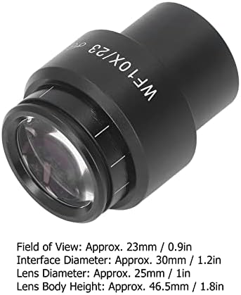 mikroskopska leća promjera 30 mm, jednostavna za ugradnju širokokutna leća s visokim prijenosom svjetlosti za laboratorijsku upotrebu
