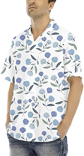 2023. Novi prilagođeni logotip muških havajskih košulja sets kratki rukavi ležerni gumb dolje na plaži cvjetna košulja i kratke hlače