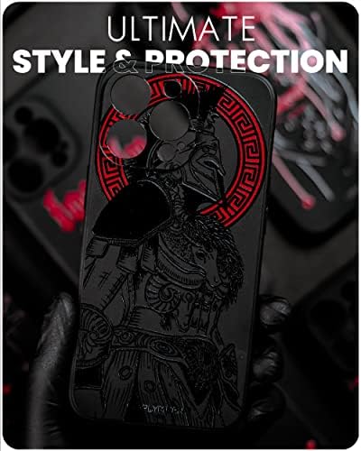 JednostavnoMdrn Gladiator kompatibilan s iPhone 13 Pro Max Case [Glossy] zaštitni šok zaštitni vitak za muškarce Telefonski futrola