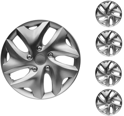 Copri set od 4 kotača s 14-inčnim srebrnim hubcap-om koji odgovara peugeot