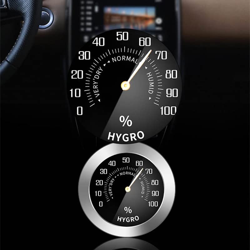 Automobilski termometar _ higrometar Mini mehanički mjerač temperature i vlažnosti automobila unutarnji hladnjak inkubator termometar