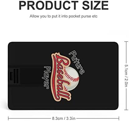 Budući bejzbol igrač USB memorijskog palice Business Flash-Drives kartice s kreditnom karticom