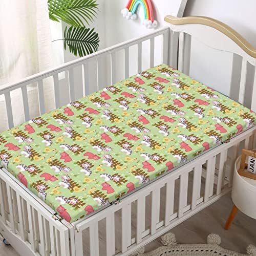 Rasadnički tematski obloženi krevetić, Standard Crib madrac opremljeni list Ultra mekani materijal-bebe limovi za djevojčice ili dječaka,