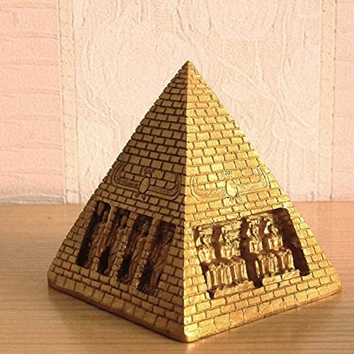Egipatski kipovi piramida gmazova mala figurica faraona skulptura Zlatni akvarij terarij ukras akvarija s ribom ukras kornjače guštera
