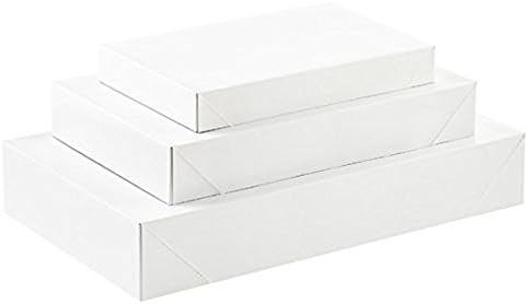 Bijela poklon kutija-asortiman od 10 pakiranja-izvrsno za sve prigode: rođendane, praznike, mature i posebne prigode, 2 poklon kutije