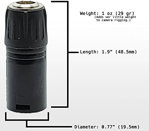 Muški redoviti 5-pinski XLR do mužjaka Mini 5-pin XLR adapter 5m 5m