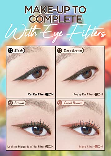 Filtar za oči na gel olovci / vodootporna tekuća Olovka za oči / otporna na mrlje | 03 smeđa