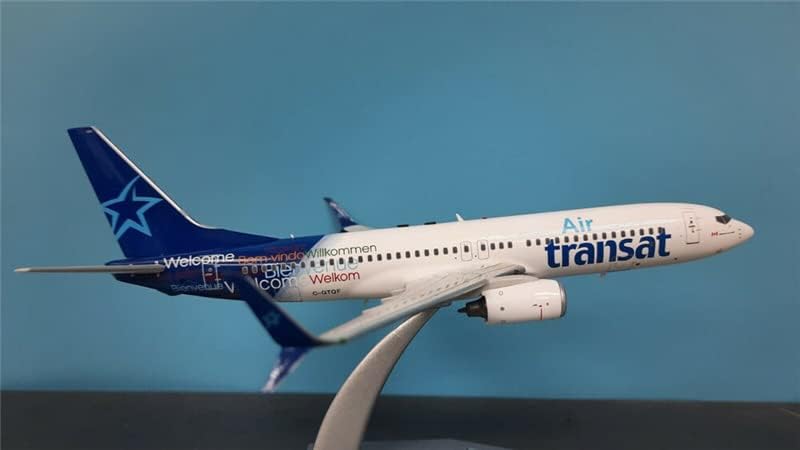 JFOX za Boeing 737-8Q8 Air TransAt C-GTQF s postoljem 1/200 Diecast zrakoplov unaprijed izgrađeni model