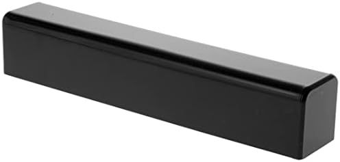 Plymor crna akrilna pravokutna baza zaslona, ​​16 W x 6 D x 4 h