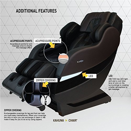 Najbolje performanse Kahuna Superior Masažna stolica sa SL-Track 6 valjkama-SM-7300