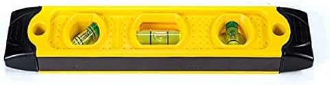 Swanson Tool TL021M 9 in. Speedlite Magnet Torpedo razina s gumenim krajnjim kapcima, žuta