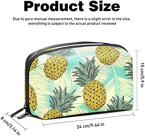 Torbica za nošenje putna torba torba za organizatore za kupce-kabel džepni pribor torbica s patentnim zatvaračem, lišće tropskog voća