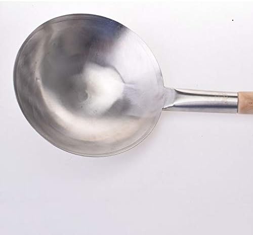 ; Debeli veliki lonac kuharska kutlača od nehrđajućeg čelika za kuhanje vok velika žlica za juhu kuhinjska tava za prženje sudoper