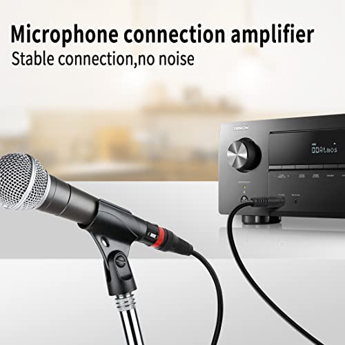 Yacsejao XLR do 3,5 mm kabel mikrofona 6ft Neuravnoteženi 3,5 mm do XLR kabel mužjaka do ženskog stereo kabela za kamkordere, uređaj