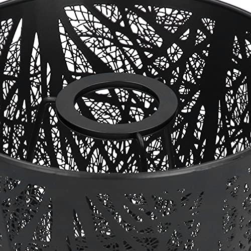 Metalni abažur, sjenilo od kovanog željeza, izrezbareni Mini sjenilo u obliku šumskog drveta 927 za stolnu svjetiljku, noćni dekor