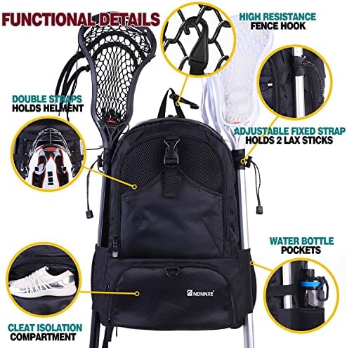 Lacrosse vrećica s vrećama - Lacrosse torbe za dječake - djevojčice lacrosse ruksak s držačem štapa - vreće s lacrosse za djevojčice
