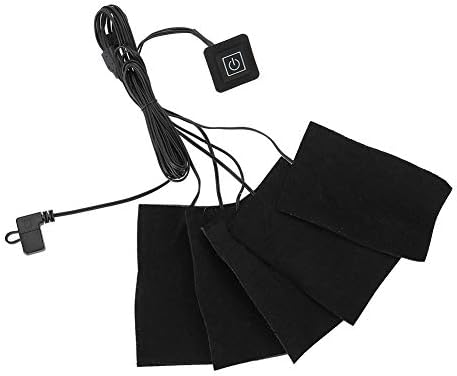 Električni grijaći jastučić, DC 5V električni grijač od tkanine, USB električni grijački jastučići za grijanje grijanja, Element za