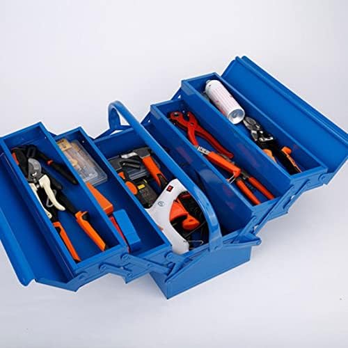 ZCMEB Toolbox Iron Portable Multi-Function Saving Metal Alat Box Box za održavanje kućanstva Električar protiv jesenskog alata