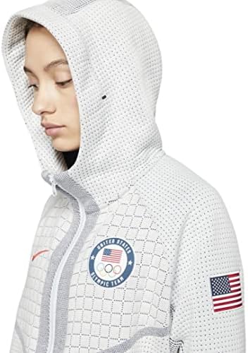 Olimpijske igre Womens USA Nike Sportswear Tech Fleece Full Zip Team USA Olympie Hoodie CT2582-043