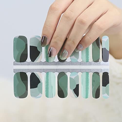 Qwerty naljepnice za nokte Umjetnost postavljene puni poklopac snježne pahuljice vrhovi noktiju mješoviti dizajn ukras za noge prstiju